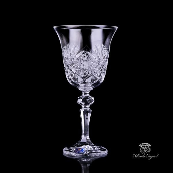 Bohemian Traditional Crystal Red Wine Glasses – Handcrafted by Czech Masters 220ml - Image 3