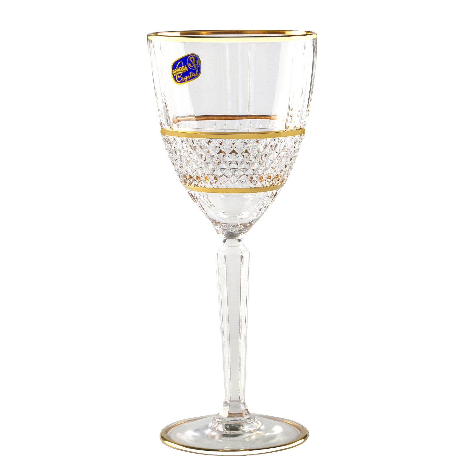 Crystal White Wine glasses 170ml - Bohemia Crystal - Original crystal from  Czech Republic.