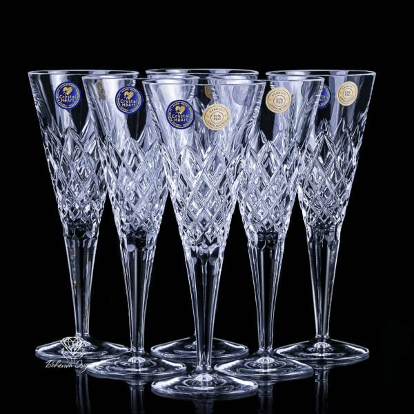 Handcrafted 400ml Massive Lead Crystal Red Wine Glasses – Modern Design