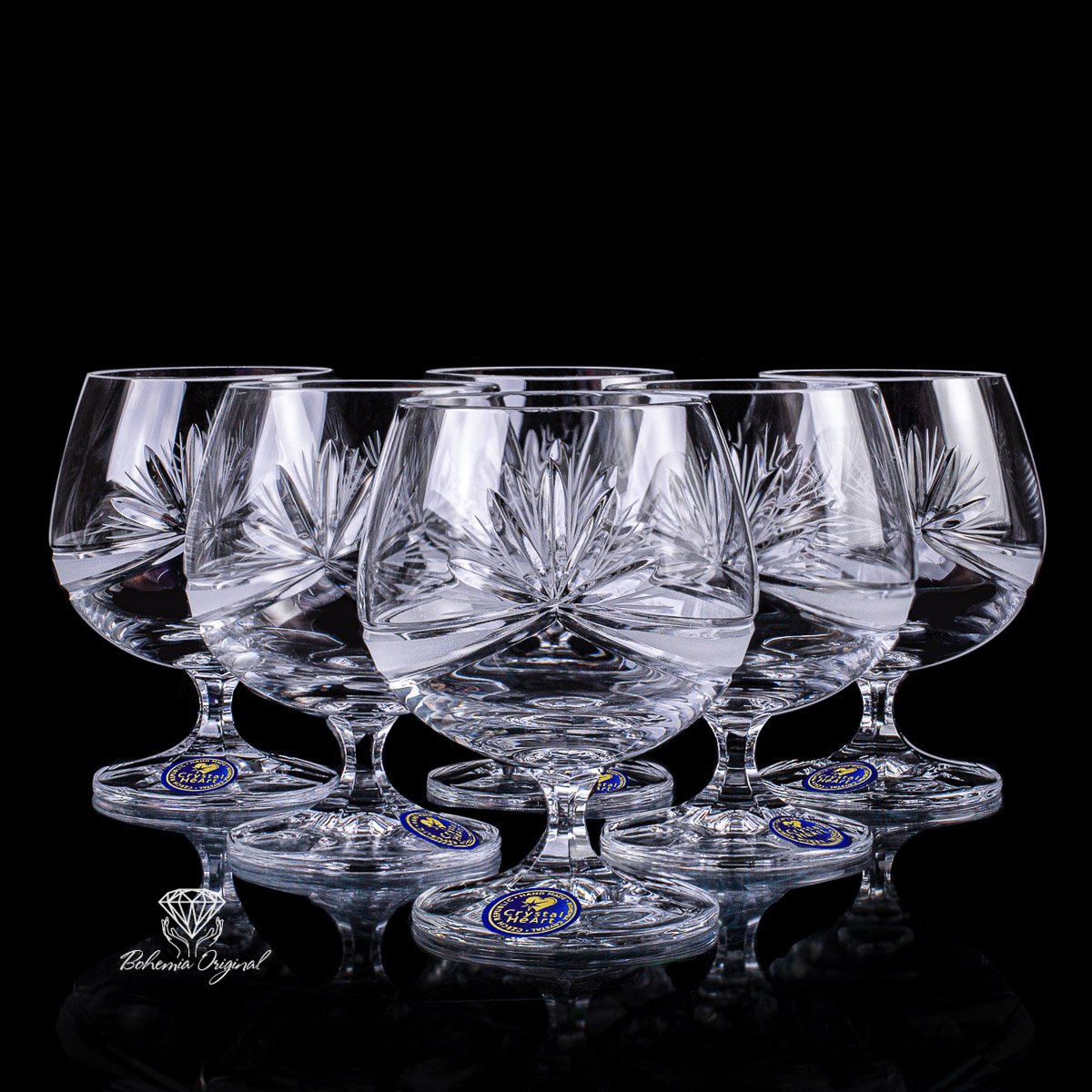 BOHEMIA CRYSTAL WINE GLASSES – BRILANTE COLLECTION - Bohemia Crystal -  Original crystal from Czech Republic.