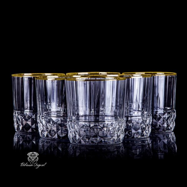 Wine Glasses Bohemia Crystal 6pcs 190ml - Etsy