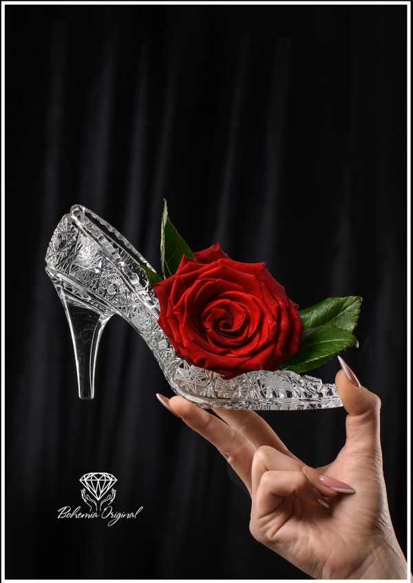 Cinderella Crystal Shoe - Original Czech Bohemia Crystal - Image 2